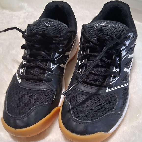 Asics Black and Orange Athletic Shoes - Picture 1 of 14